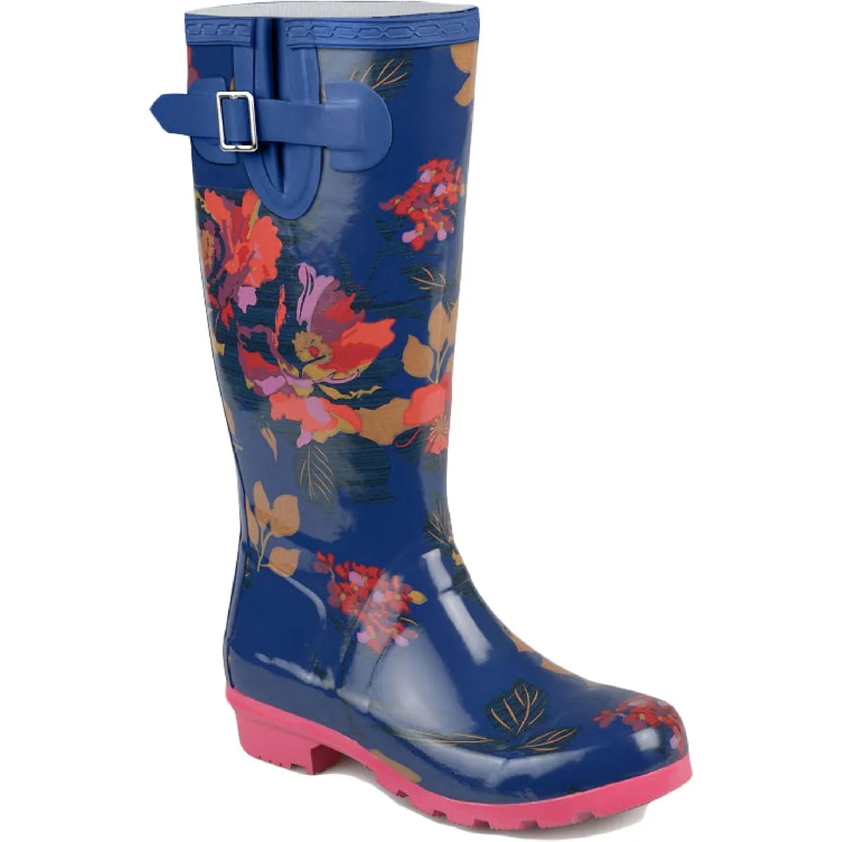 Journee Collection Womens Mist Waterproof Mid Rise Rain Boots