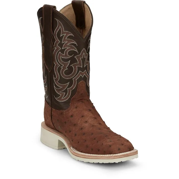 JUSTIN LADIES DAKOTA OSTRICH WESTERN BOOTS STYLE AQ8631