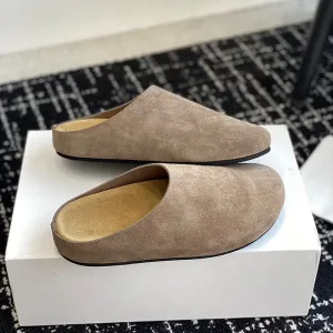 KalonBd Birkenstock closed toe half slippers for woman