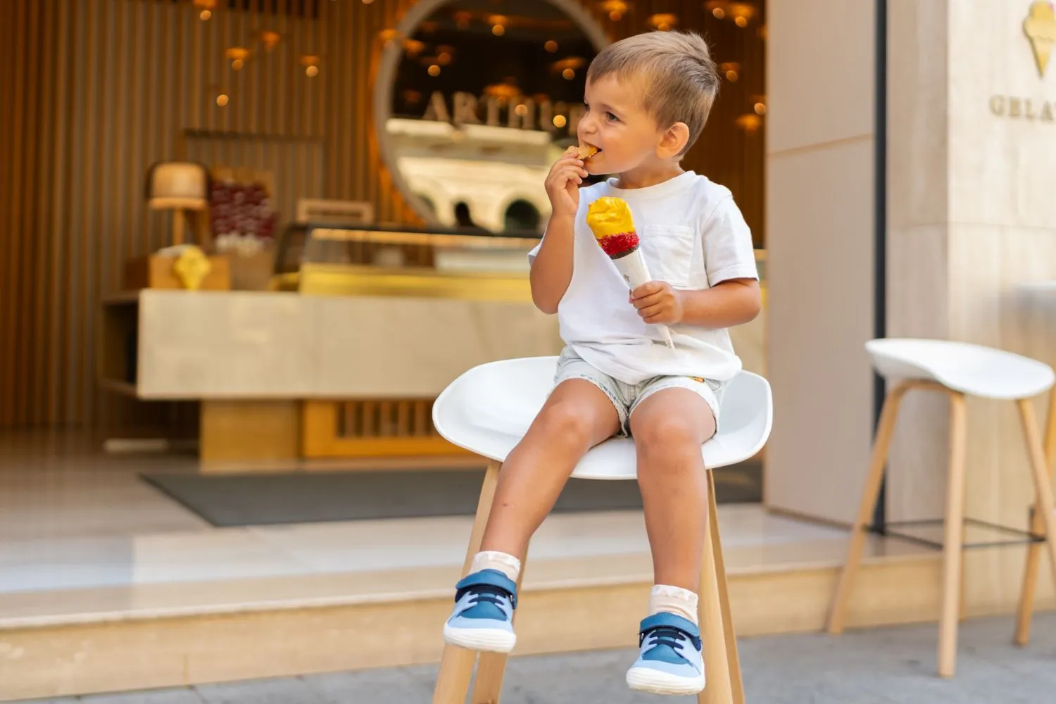Kids barefoot sneakers Be Lenka Gelato - Blue