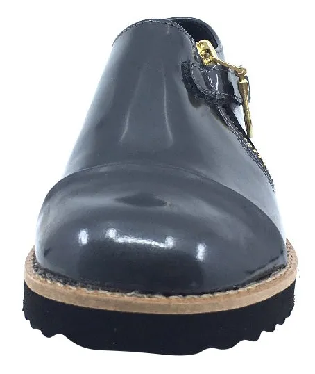 Luccini Girl's Zip-Up Fashion Boots, Pearl Grey