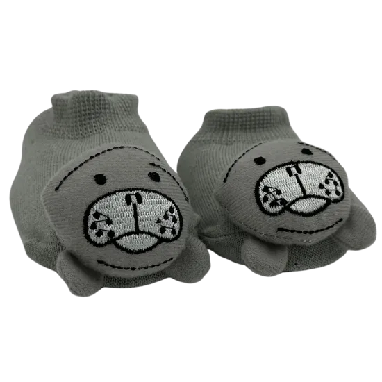 Manatee Baby Booties