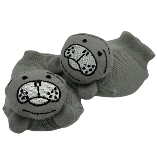 Manatee Baby Booties