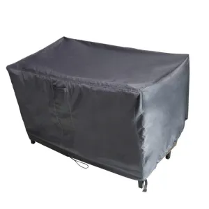 MandH Patio Bench Seat Cover Premium Heavy Duty Waterproof TPU Fabric - Fits Bench Chairs, Rockers, and Gliders, Durable and Fade Resistant, 58 x 33 x 32 inch, Gunmetal