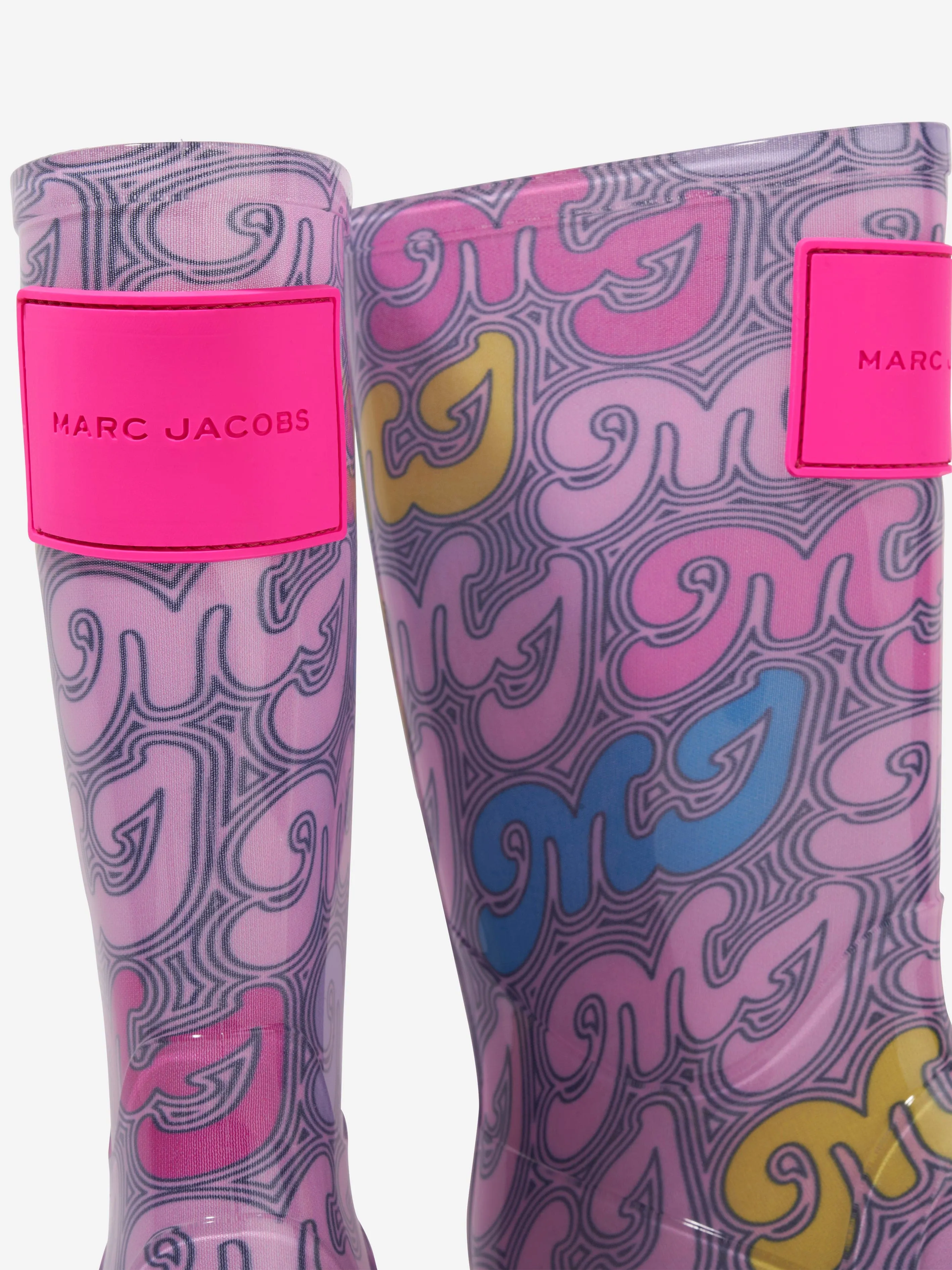 MARC JACOBS Girls Logo Rain Boots in Multicolour