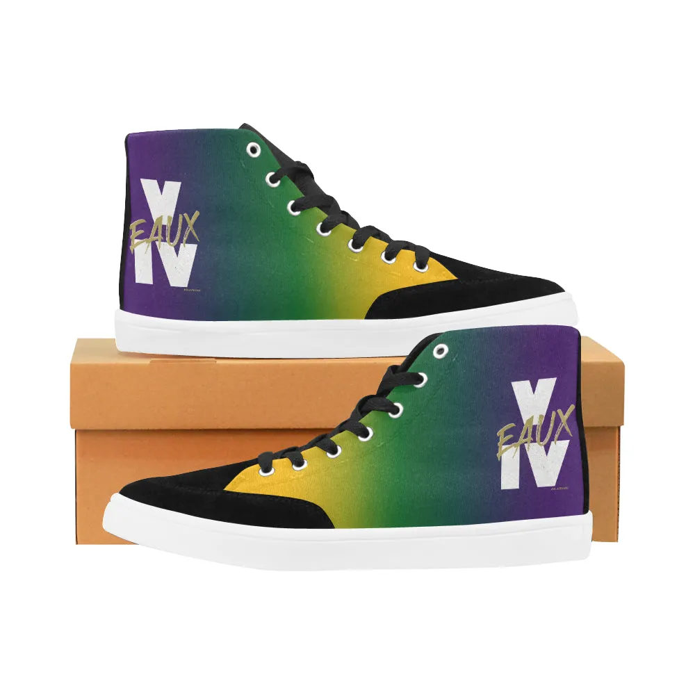 MARDI GRAS MEN'S V EAUX IV HI TOP SHOES