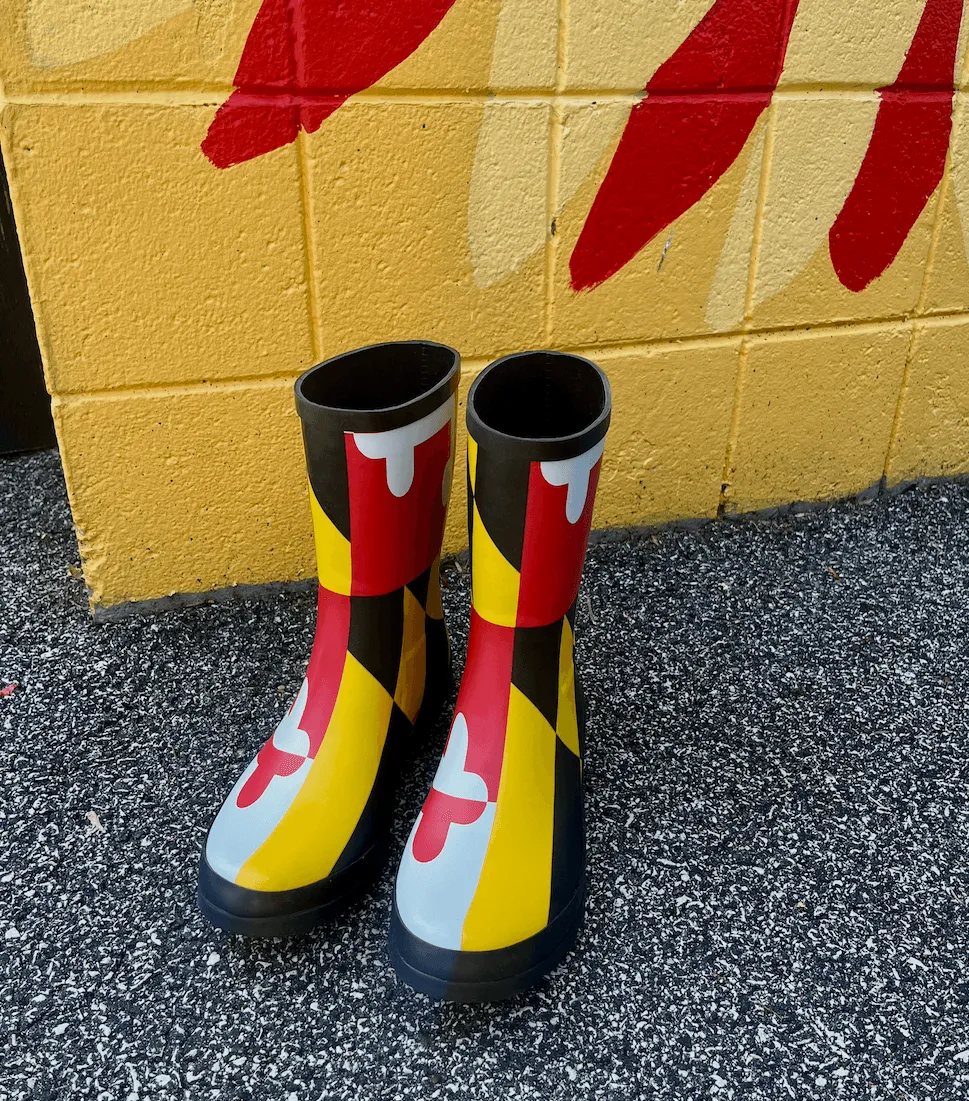 Maryland Flag / Rain Boots