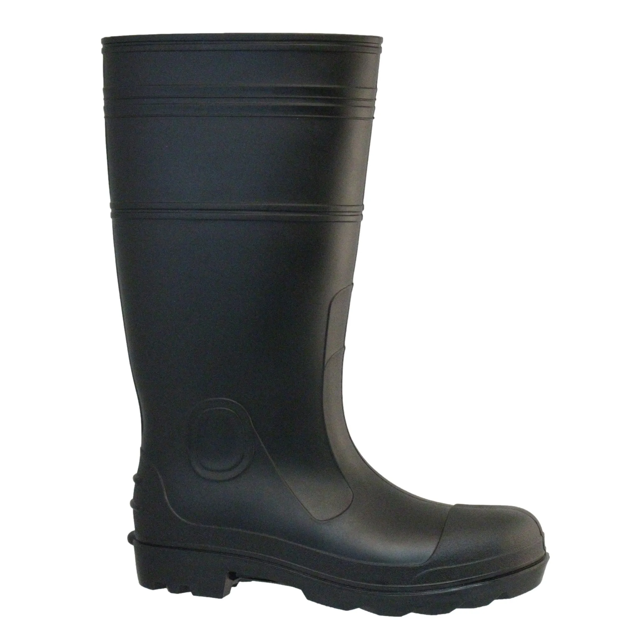 Men's Basic Rain Boots, Black