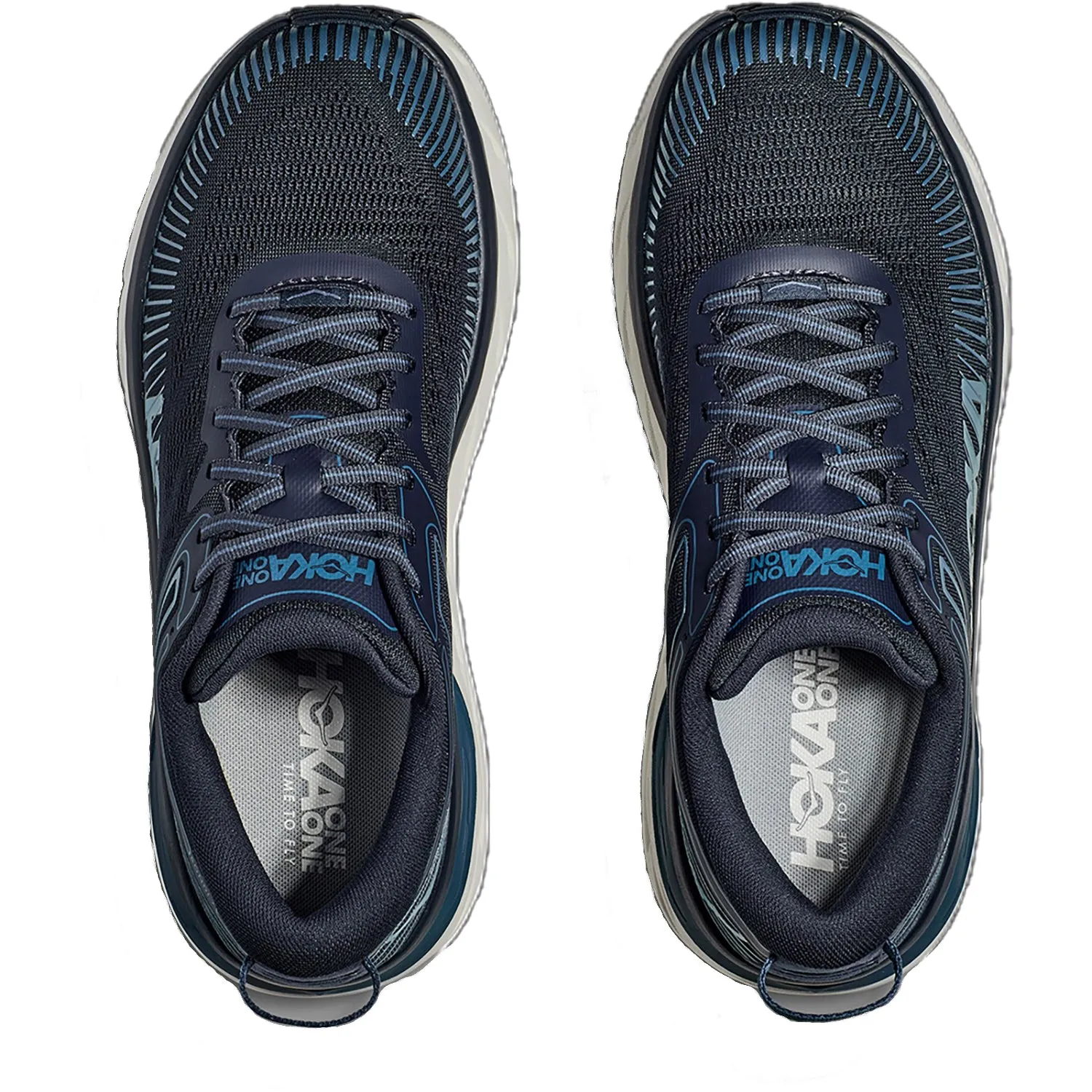 Men's Hoka Bondi 7 Outerspace/White Mesh