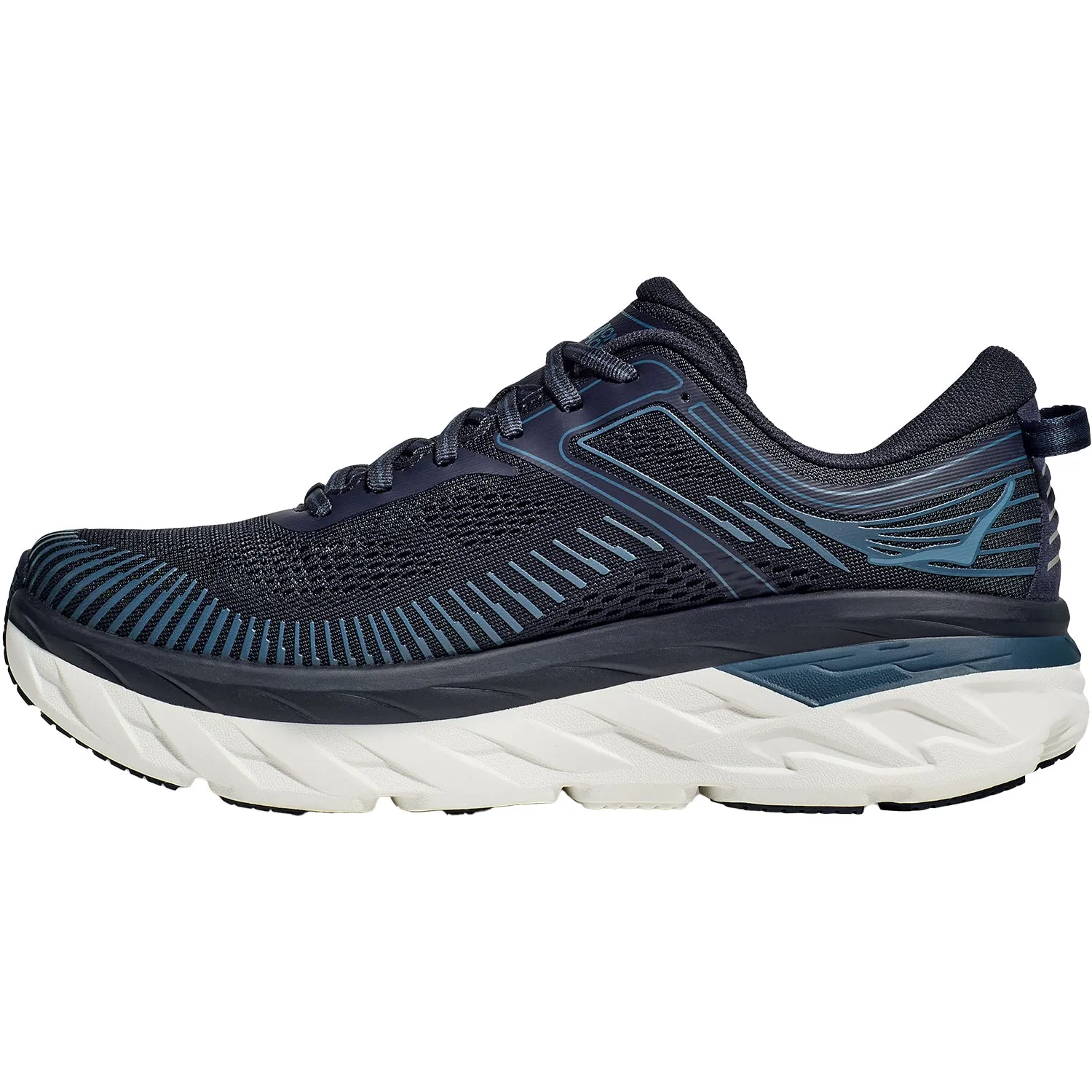Men's Hoka Bondi 7 Outerspace/White Mesh
