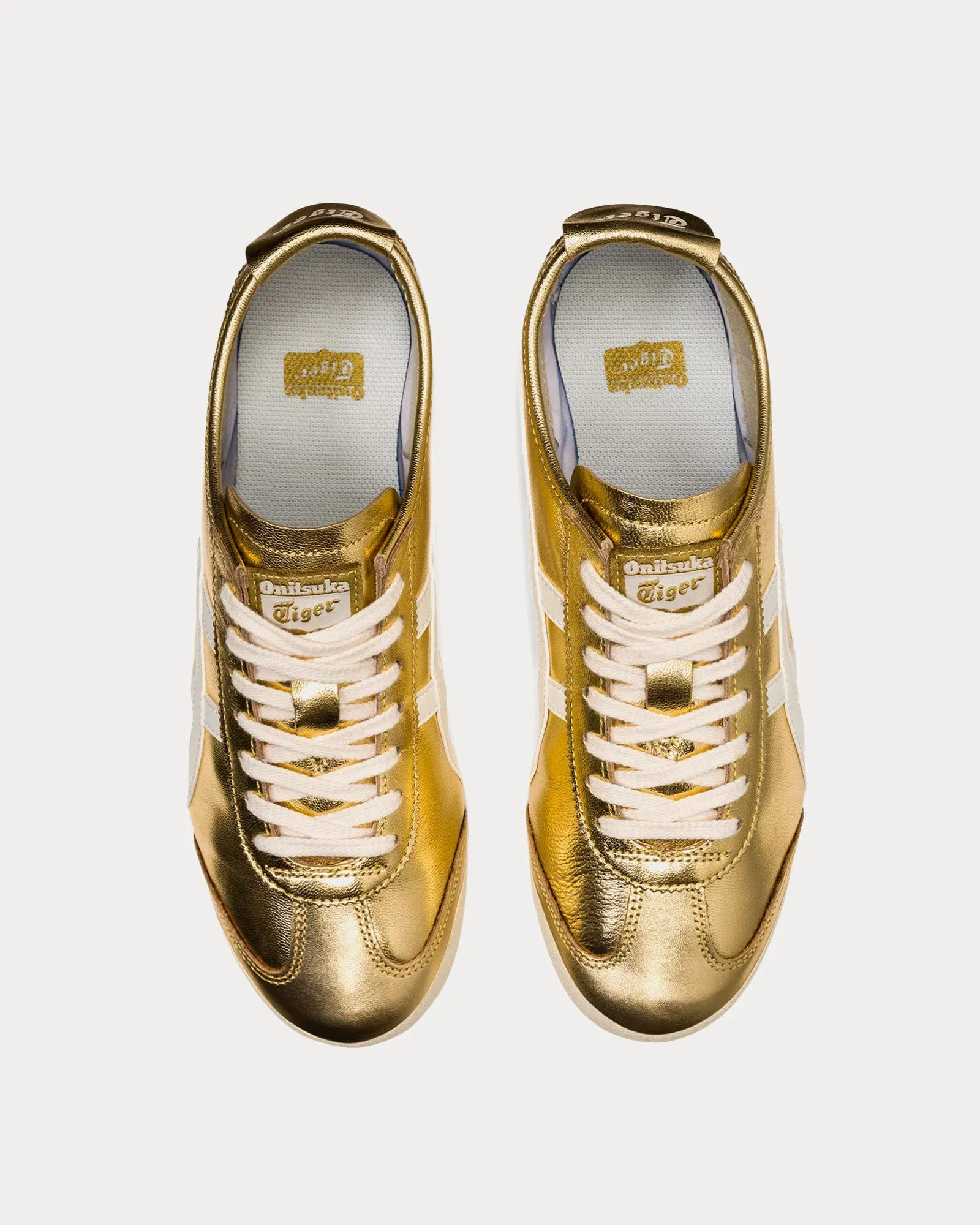 Mexico 66 Gold / White Low Top Sneakers