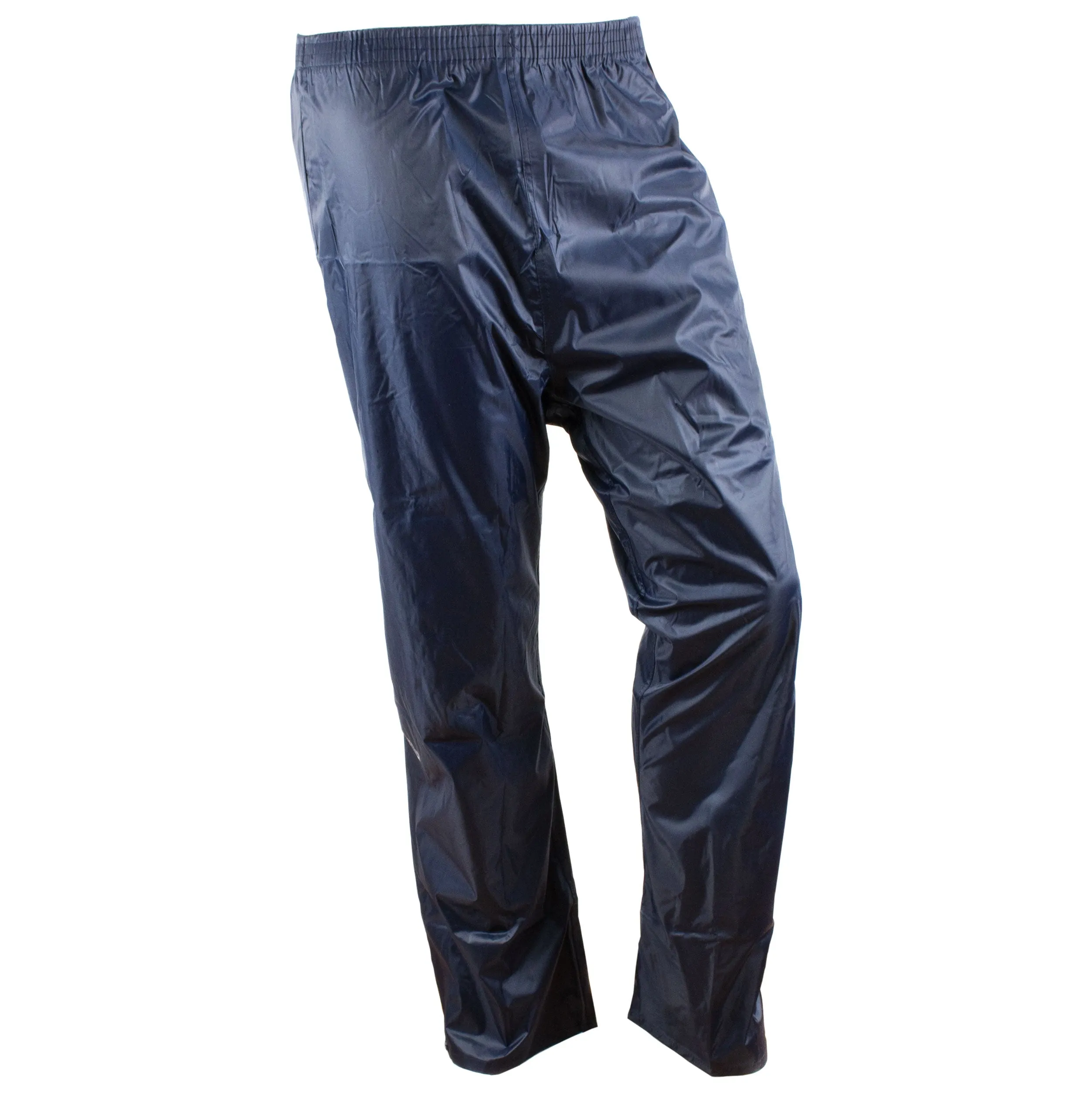 Navy PVC Polyester 3-Piece Rain Suit | Jacket, Hoodie, Pants-RW-PP-NVY33
