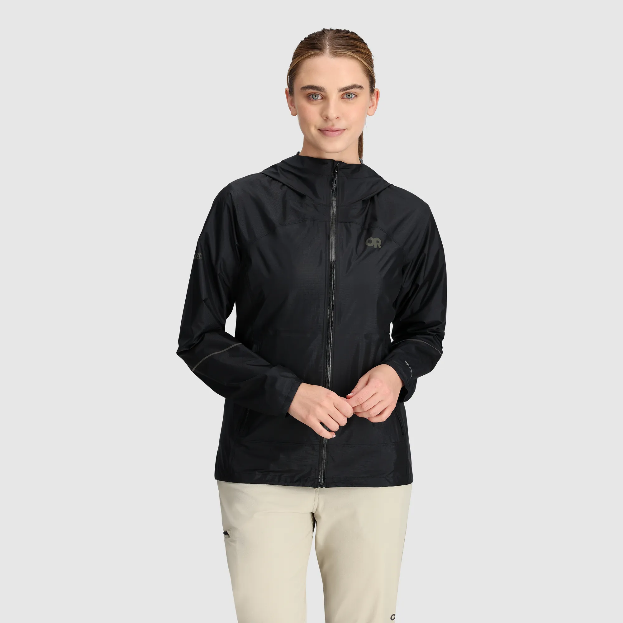 Outdoor Research Women&#x27;s Helium Rain Jacket Black | Buy Outdoor Research Women&#x27;s Helium Rain Jacket Black here | Outnorth