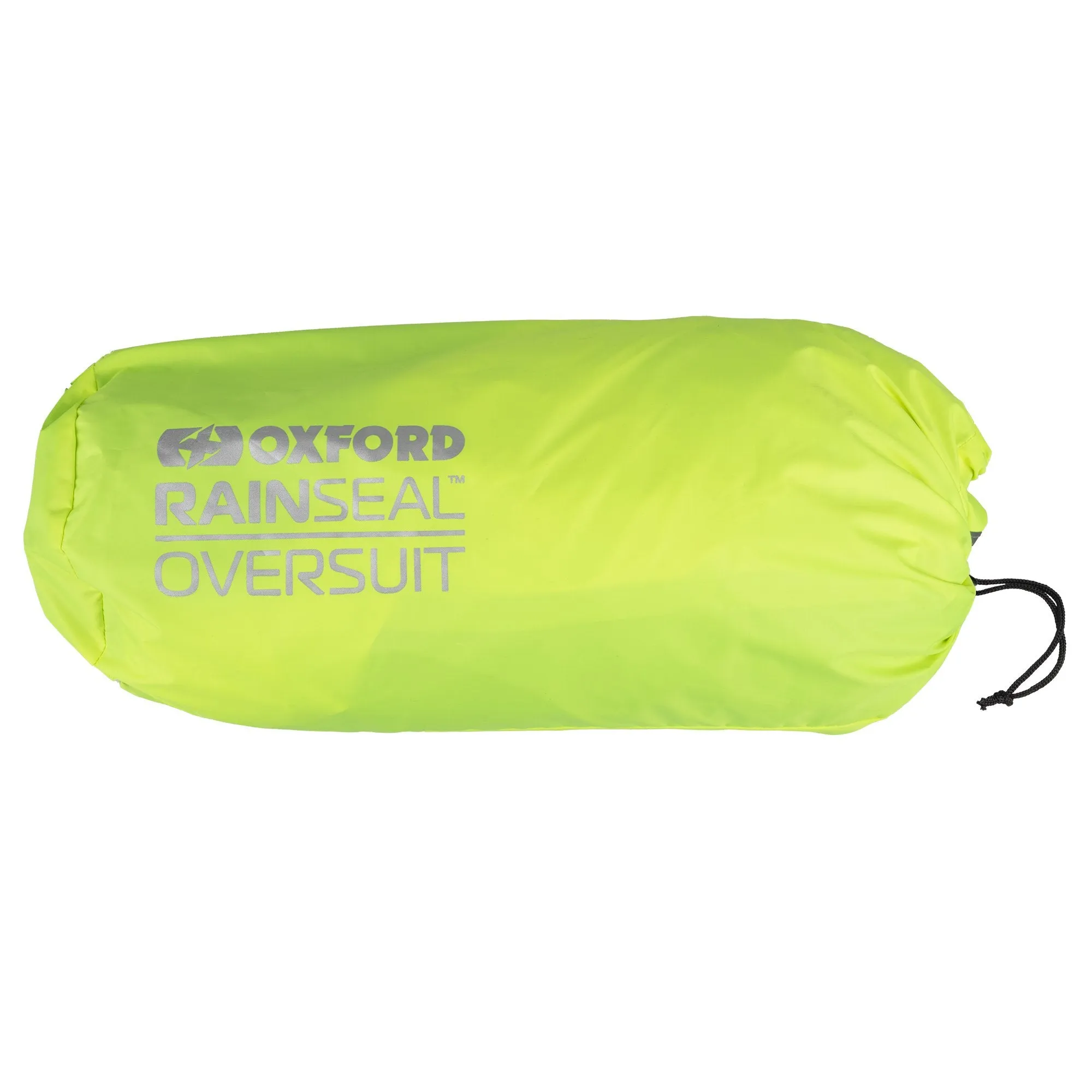 Oxford Rainseal Waterproof Motorcycle Oversuit Rain Black Fluo