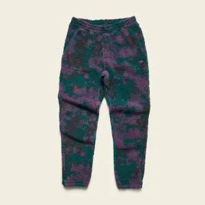 Pelusa Fleece Pants - Inkblots : Purple Rain