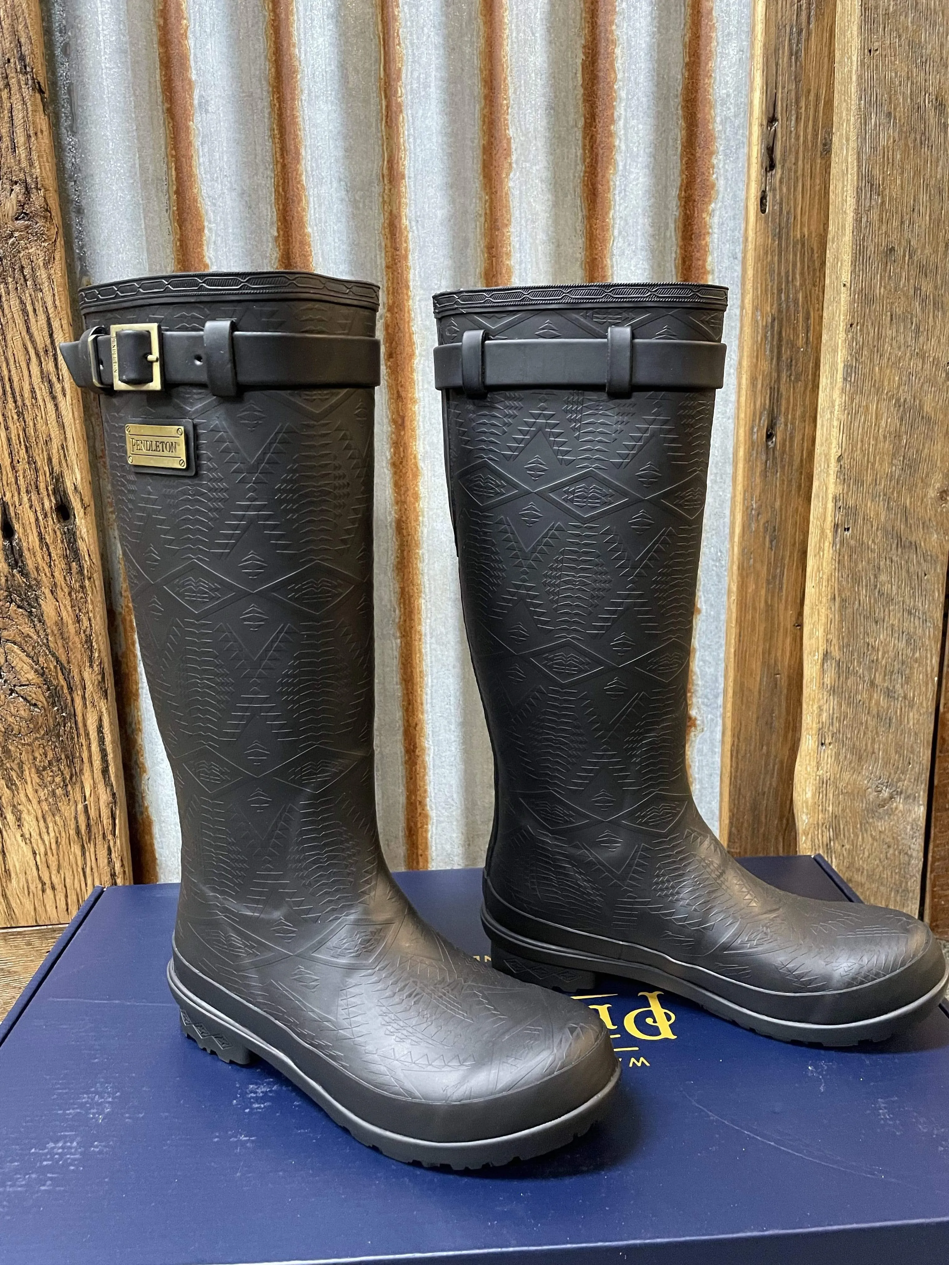 Pendelton Heritage Tall Embossed Rain boots