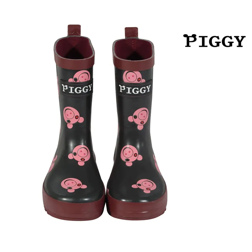 PIGGY - Piggy Wellington Rain Boots (Rubber Boots, Youth)