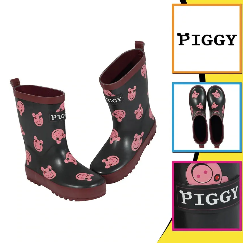PIGGY - Piggy Wellington Rain Boots (Rubber Boots, Youth)