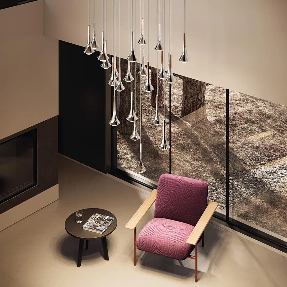 Rain pendant light - single