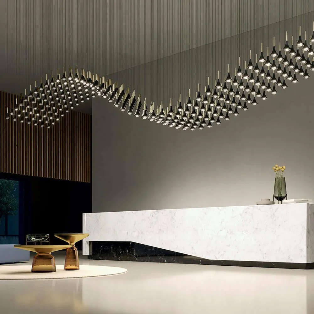 Rain pendant light - single