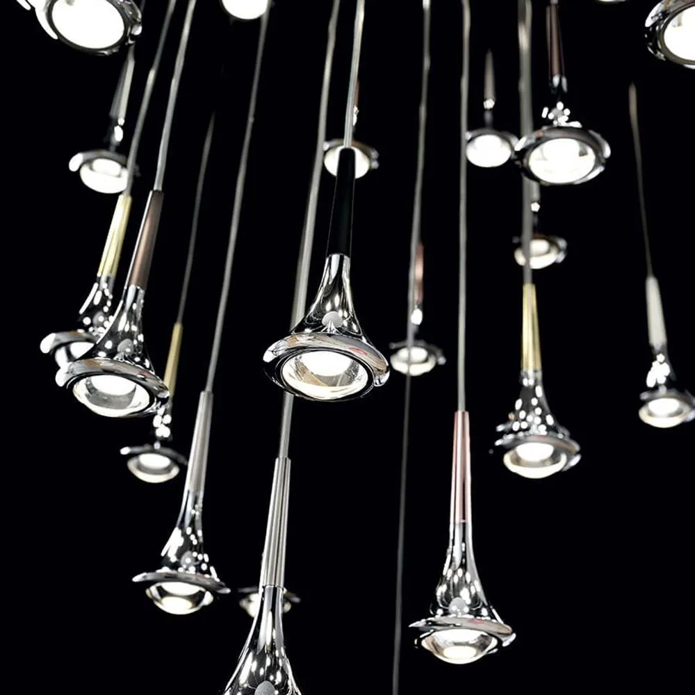 Rain pendant light - single