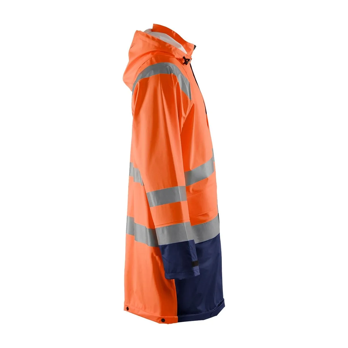 Rain&#x20;Jacket&#x20;High&#x20;Vis&#x20;Level&#x20;1&#x20;4324&#x20;High&#x20;Vis&#x20;Oranje&#x2F;Marine&#x20;-&#x20;Bl&#xE5;kl&#xE4;der