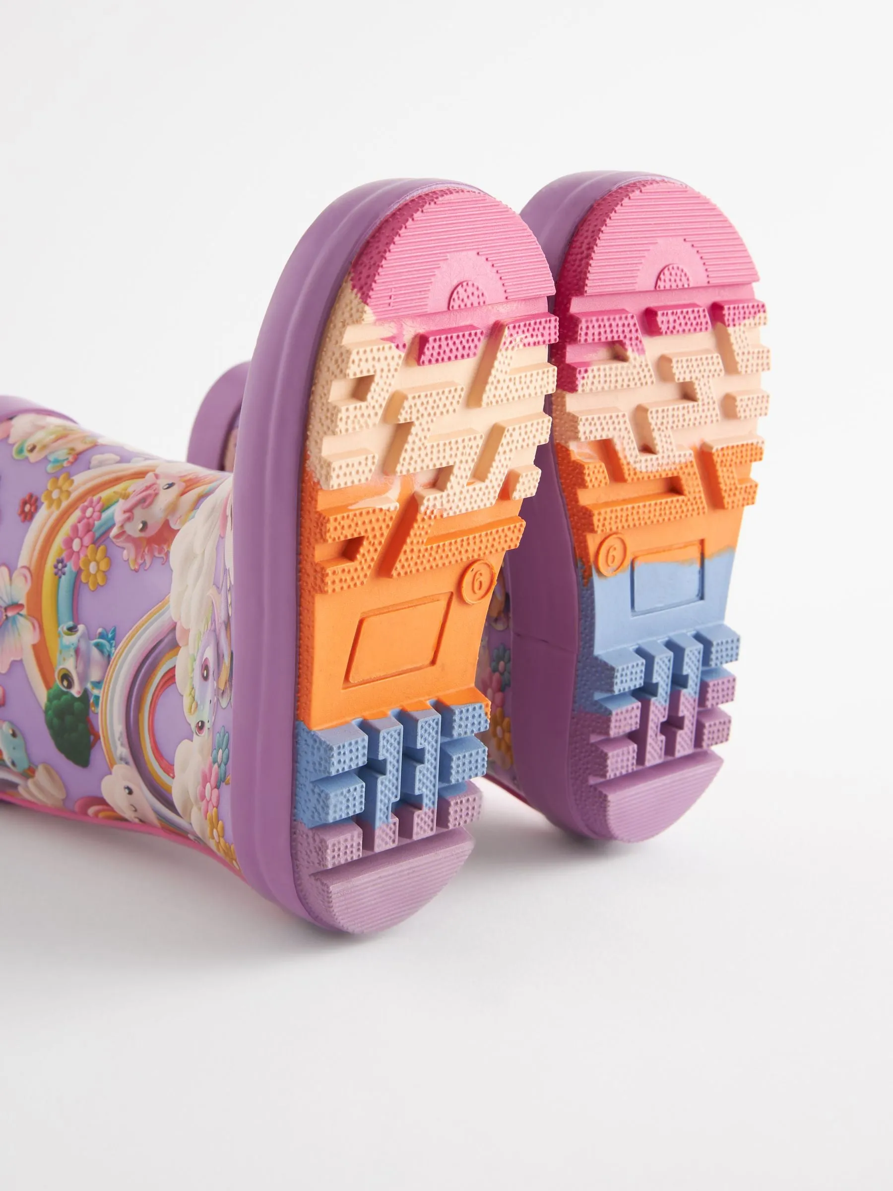 Rainbow Character Handle Wellies