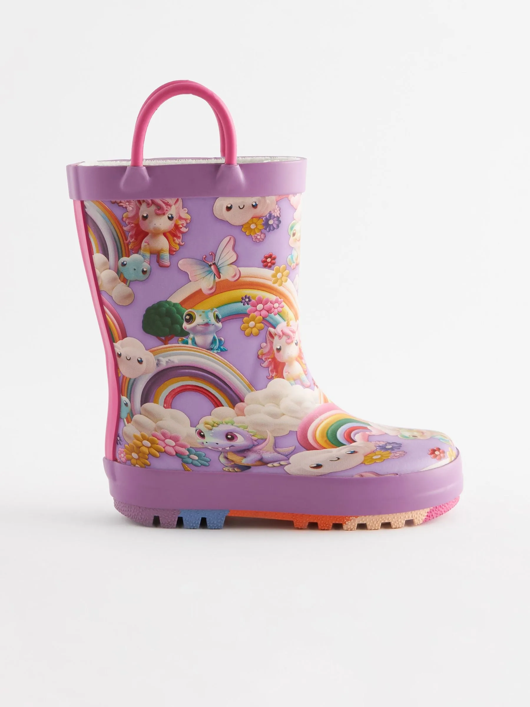 Rainbow Character Handle Wellies