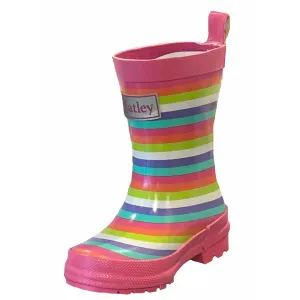 RAINBOW STRIPES RAIN BOOTS