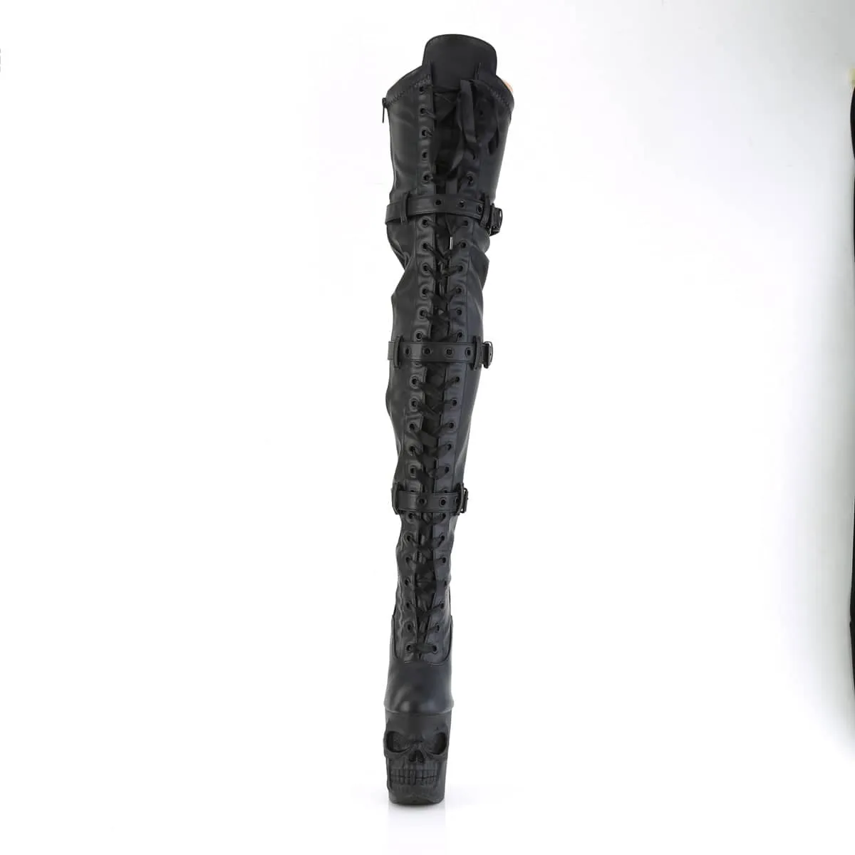 RAPTURE-3028 Black Thigh High Boots