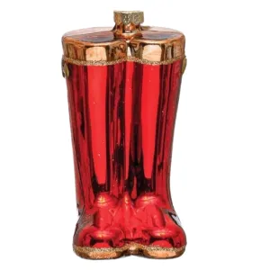 Red Boot Ornament