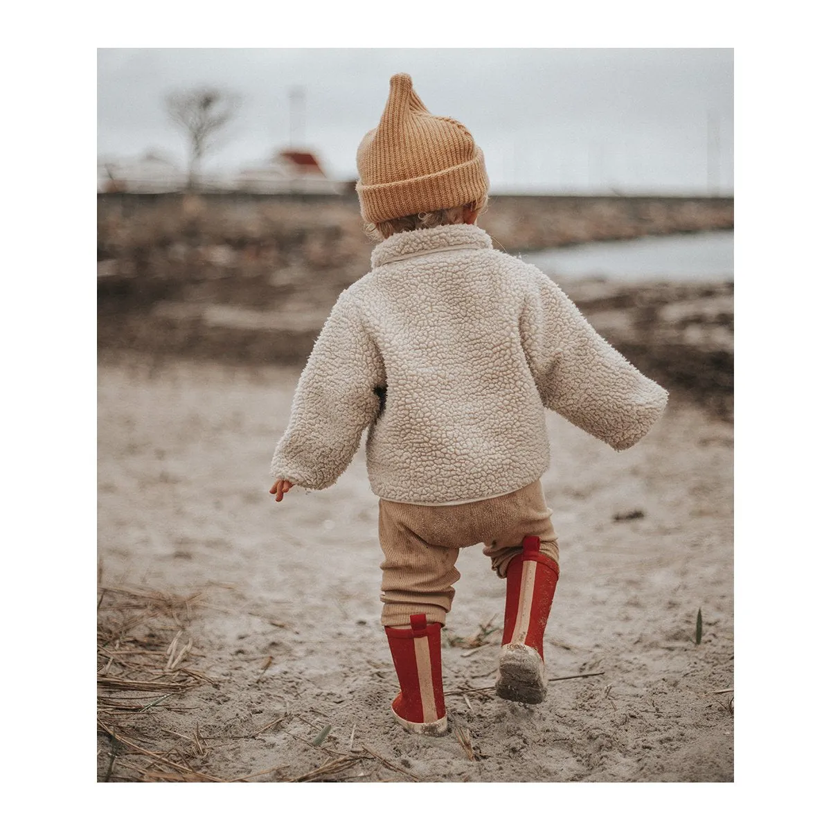 River Rain Boot - Apple red/creme de la creme mix