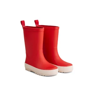River Rain Boot - Apple red/creme de la creme mix