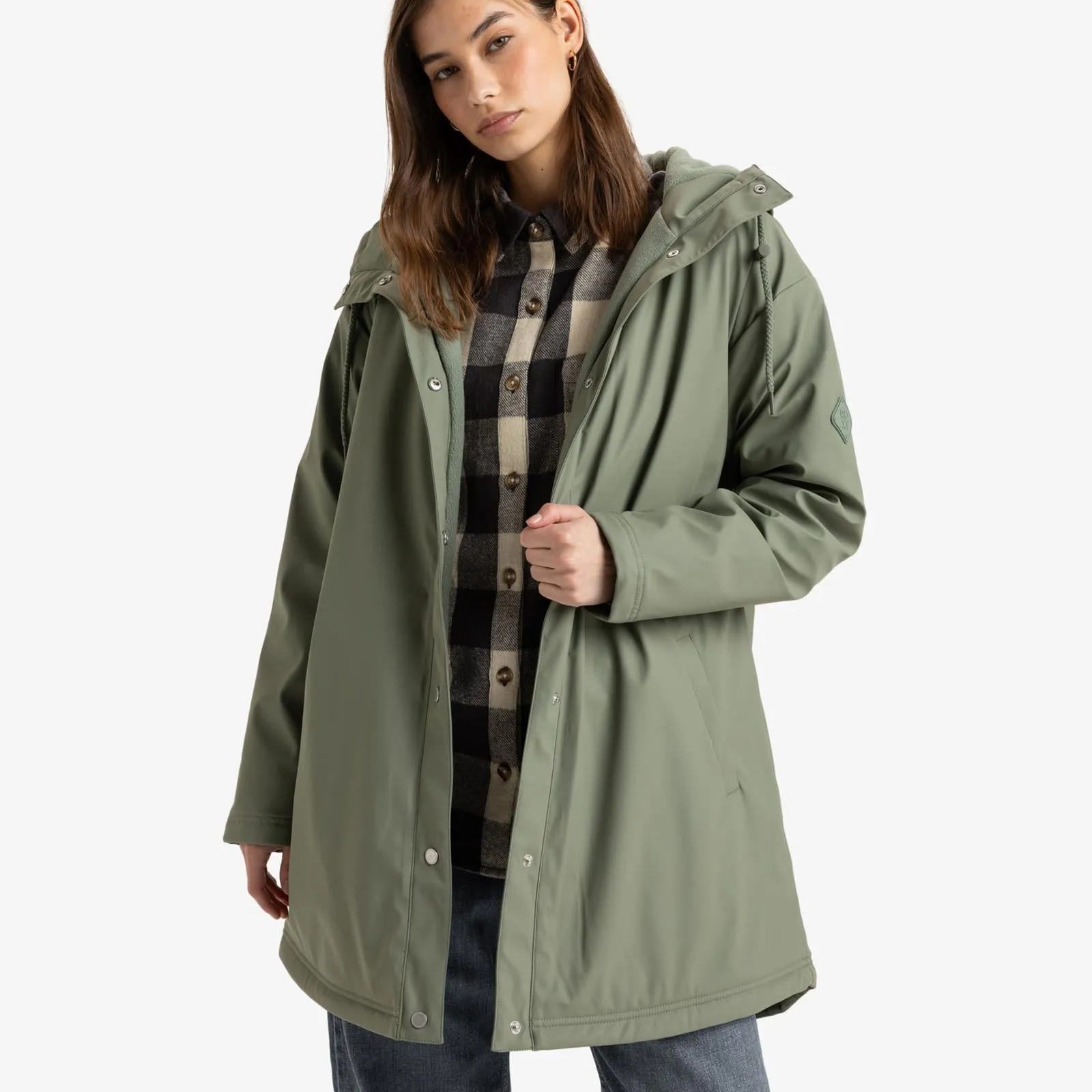 Roxy Womens Rain Road Waterproof Rain Jacket