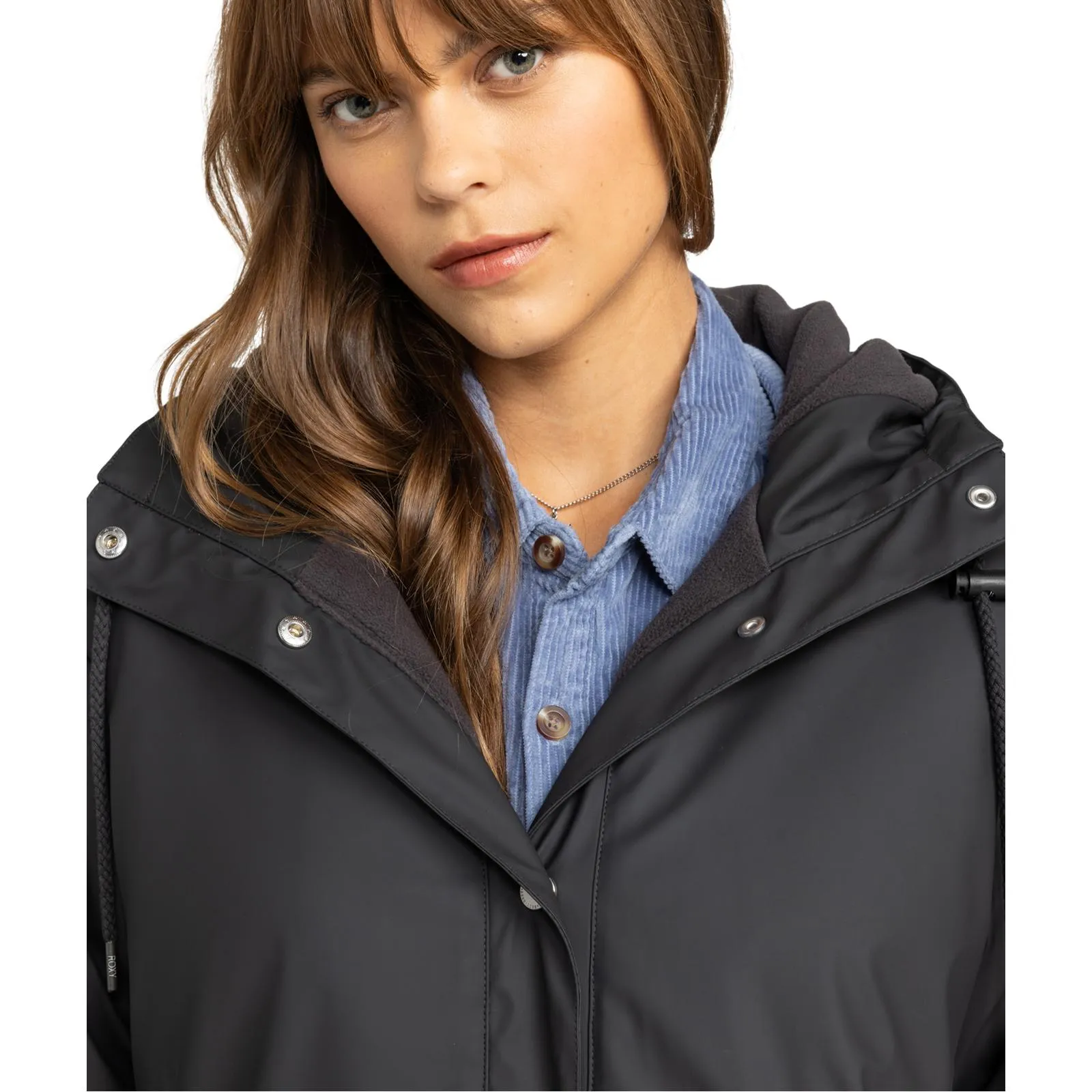 Roxy Womens Rain Road Waterproof Rain Jacket