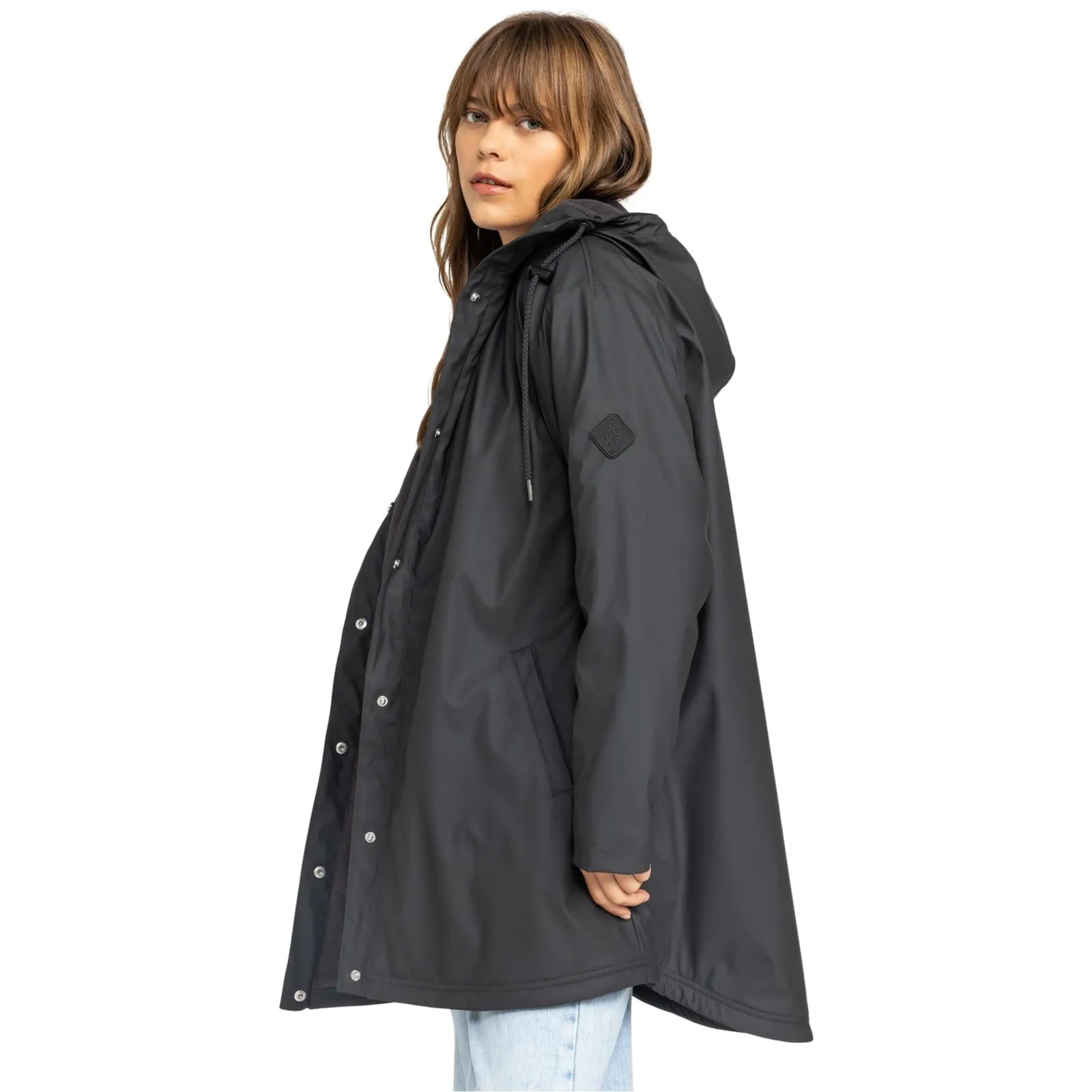 Roxy Womens Rain Road Waterproof Rain Jacket