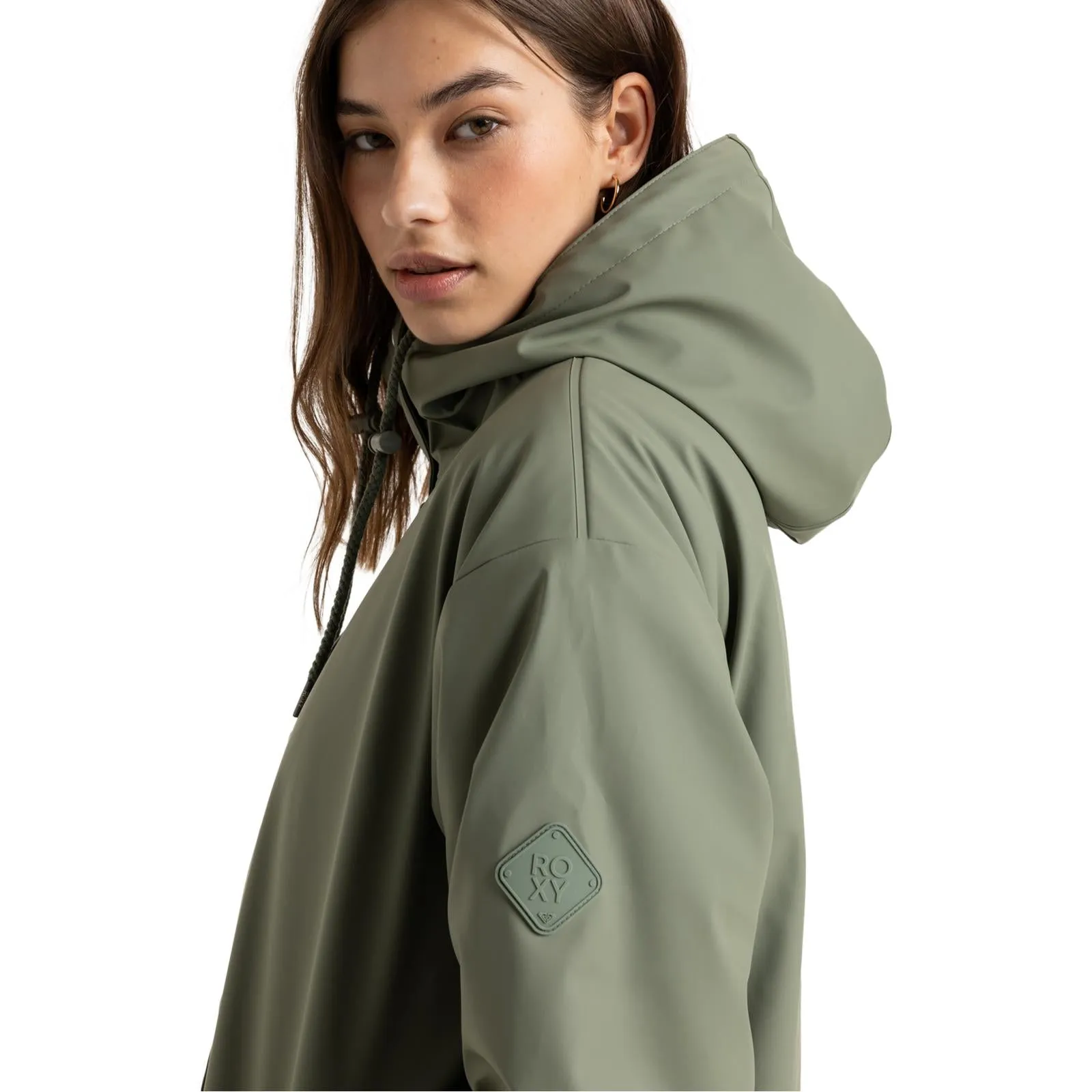 Roxy Womens Rain Road Waterproof Rain Jacket