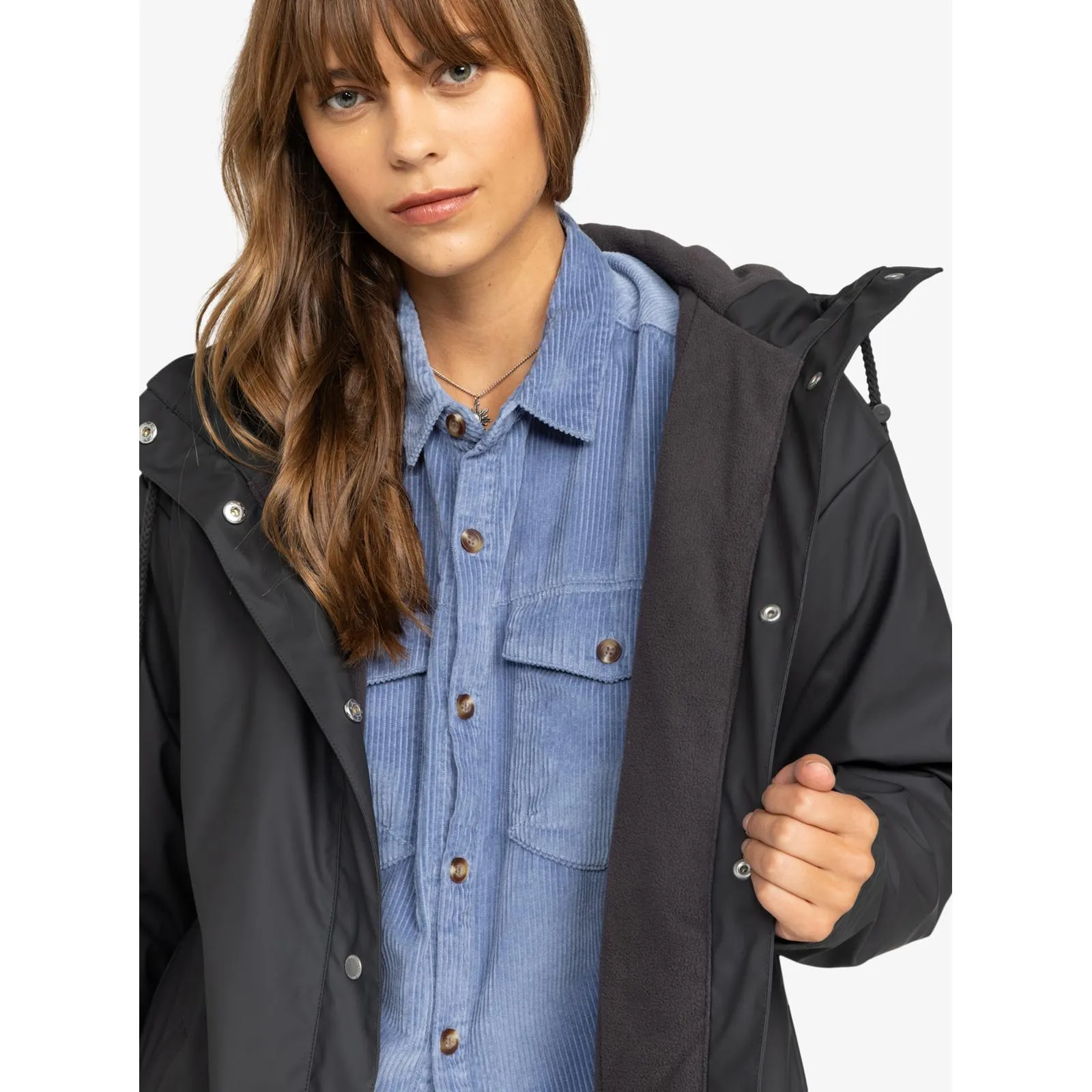 Roxy Womens Rain Road Waterproof Rain Jacket