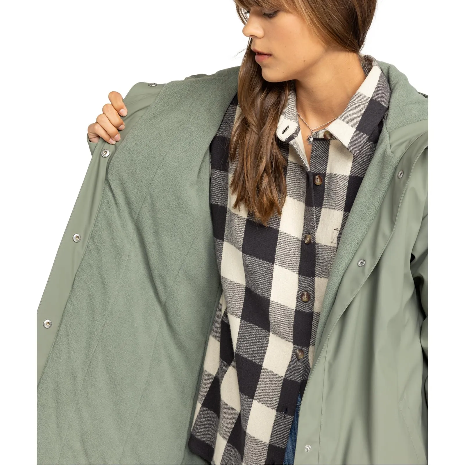 Roxy Womens Rain Road Waterproof Rain Jacket