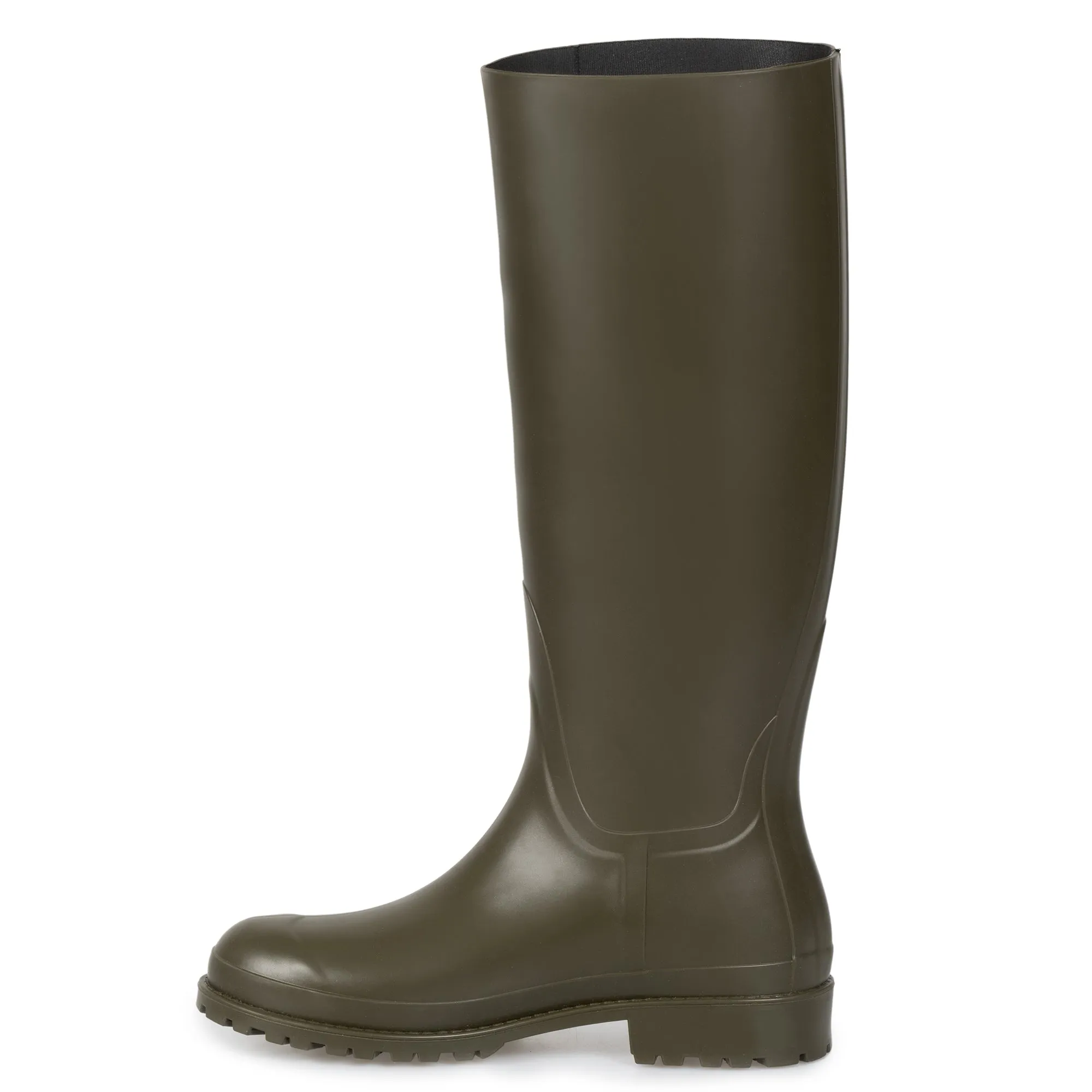 Saint Laurent Olive Green Rain Boots