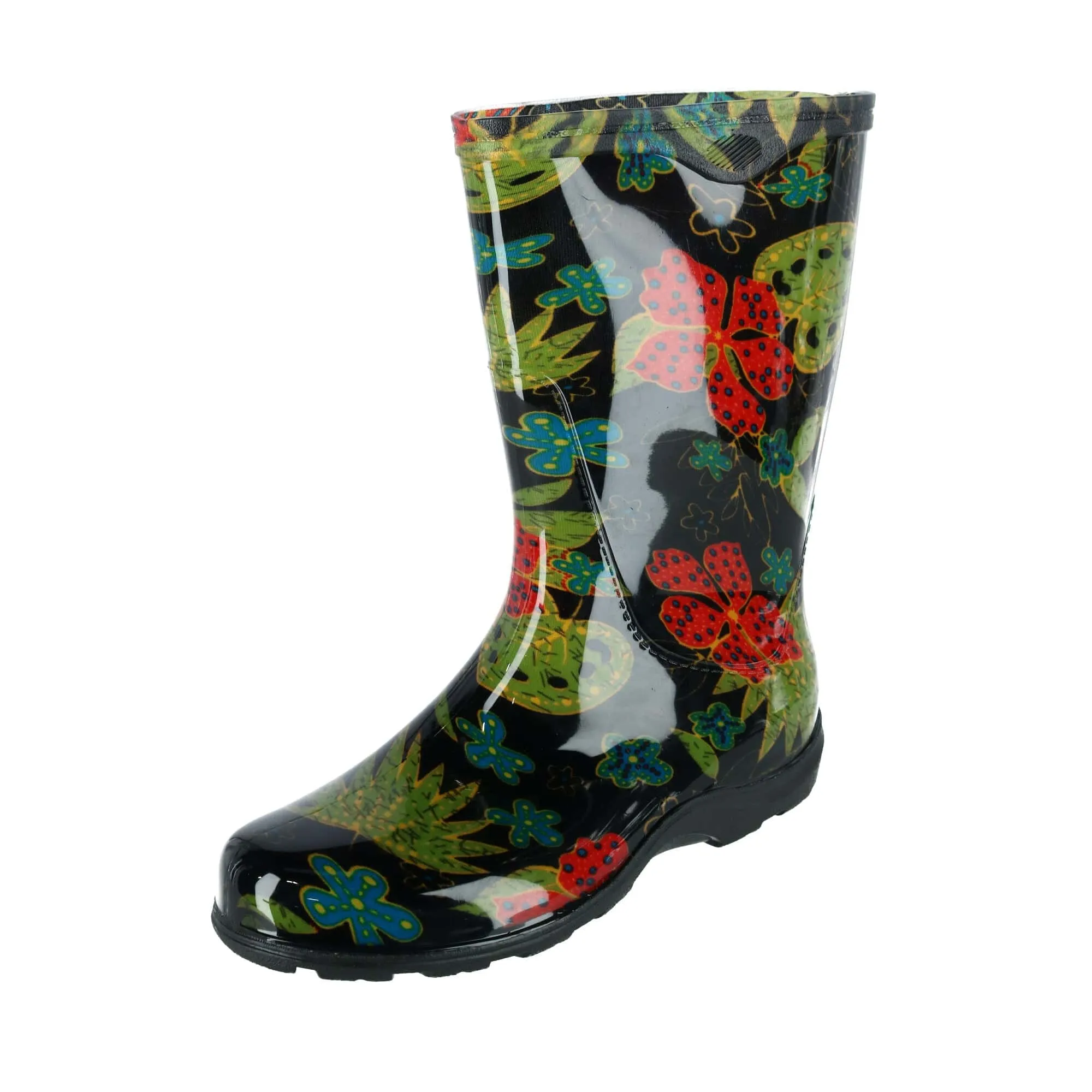 Sloggers Women's Midsummer Floral Print Rain and Garden Boots