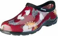 Sloggers® Women’s Waterproof Comfort Shoes (Size 9, Black & White Polka Dots)