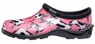 Sloggers® Women’s Waterproof Comfort Shoes (Size 9, Black & White Polka Dots)