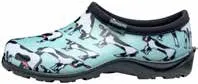 Sloggers® Women’s Waterproof Comfort Shoes (Size 9, Black & White Polka Dots)
