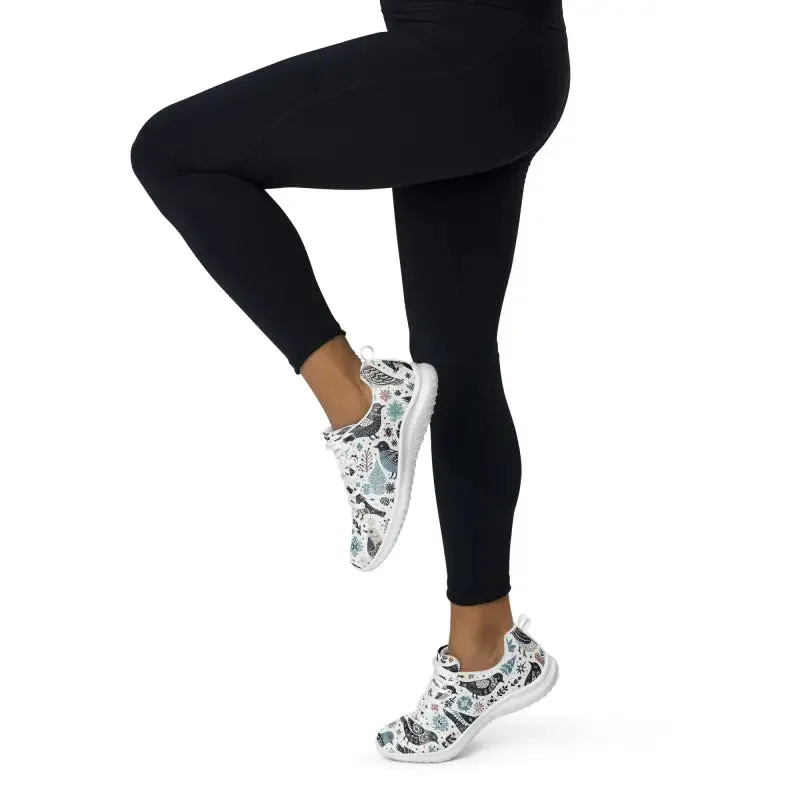 Soar in Colorful Birds Women's Athletic Shoes
