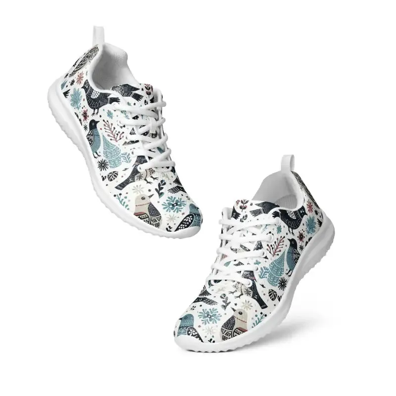 Soar in Colorful Birds Women's Athletic Shoes