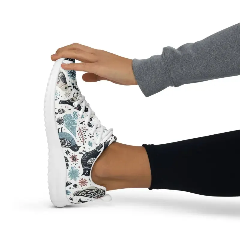 Soar in Colorful Birds Women's Athletic Shoes