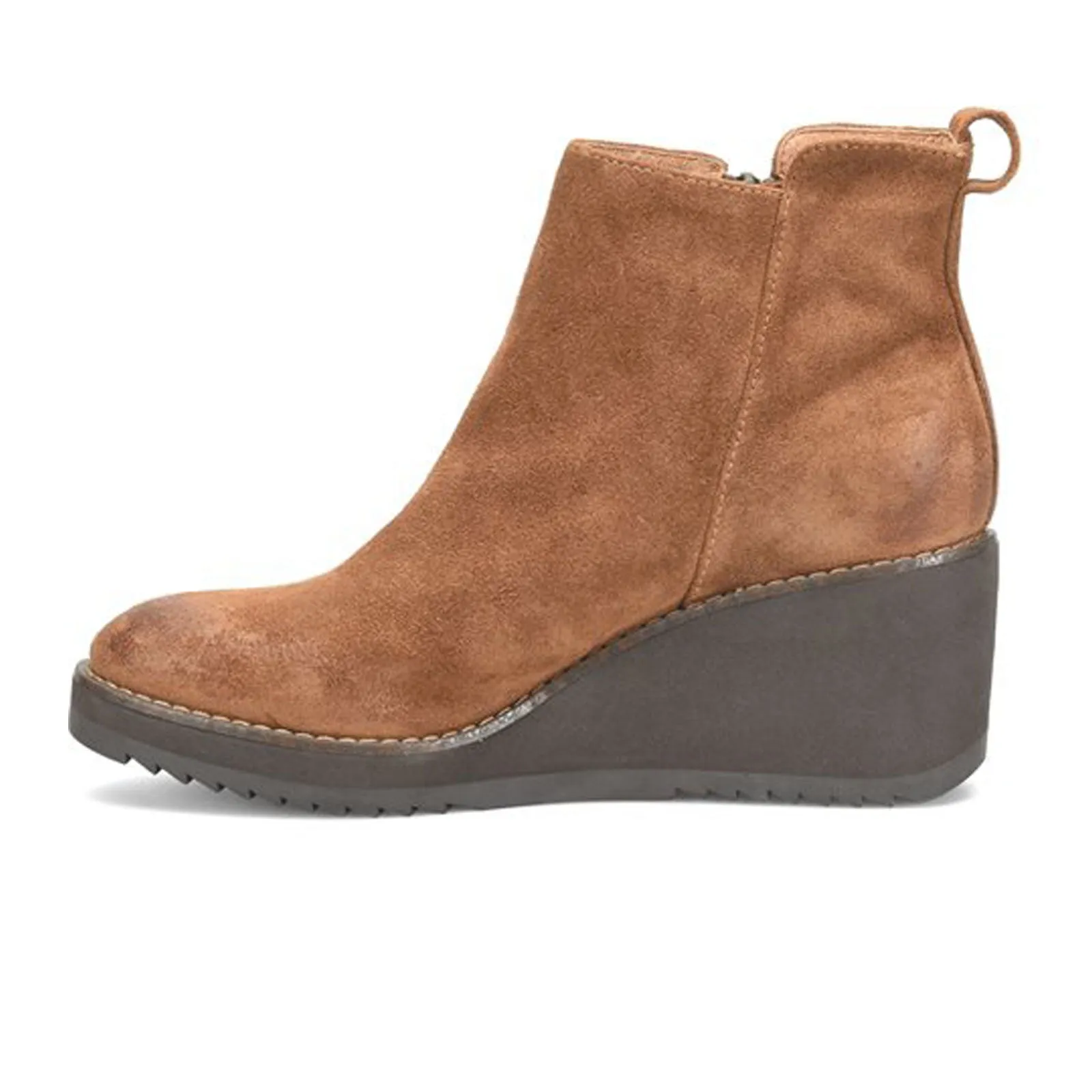 Sofft Emeline Wedge Boot (Women) - Havana Brown