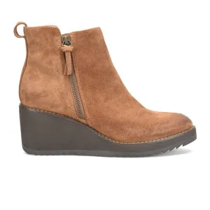 Sofft Emeline Wedge Boot (Women) - Havana Brown