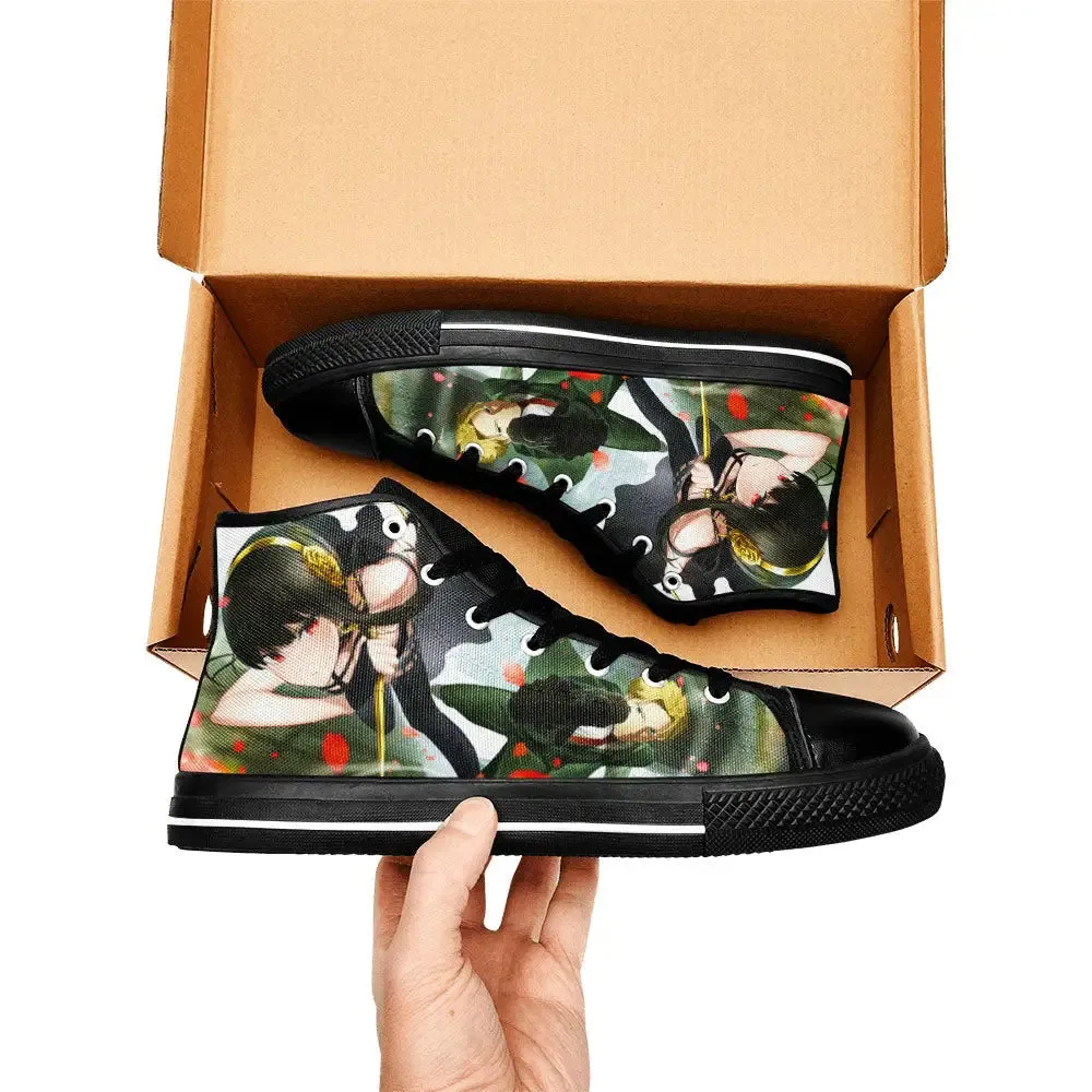 Spy x Family Yor Loid Shoes High Tops Sneakers for Kids and Adults